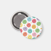 Glimlachend Emoji Patroon Magneet (Voorkant / Achterkant)