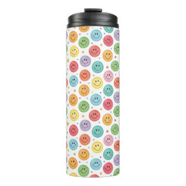 Glimlachend Emoji Patroon Thermosbeker