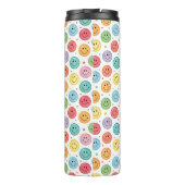 Glimlachend Emoji Patroon Thermosbeker (Achterkant)