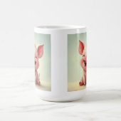 Glimlachend Gezicht Baby Varken Mok Cup (Center)