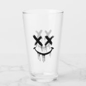 Glimlachend gezicht. glas (Achterkant)