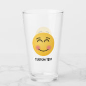 Glimlachend Gezicht met Glimlachende Ogen Glas (Voorkant)