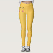 Glimlachend Gezicht met Glimlachende Ogen Leggings (Voorkant)