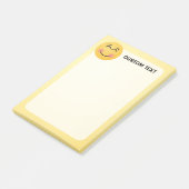 Glimlachend Gezicht met Glimlachende Ogen Post-it® Notes (Schuin)