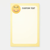 Glimlachend Gezicht met Glimlachende Ogen Post-it® Notes (Voorkant)