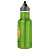 Glimlachend Gezicht met Glimlachende Ogen Waterfle Waterfles (Rechts)