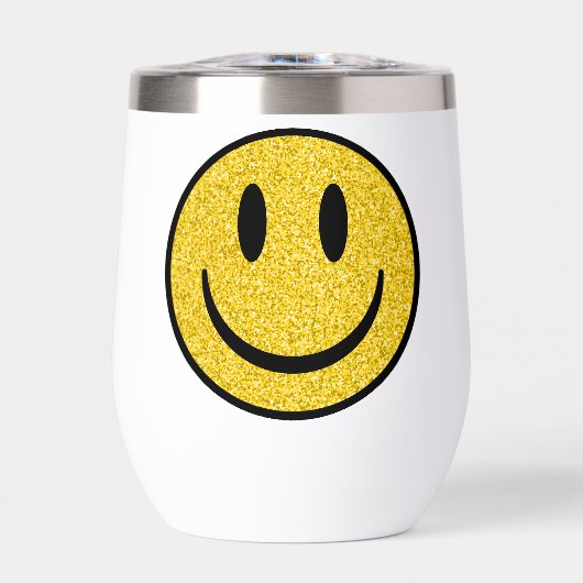 Glimlachend Gezicht met Glitters (Voorkant)