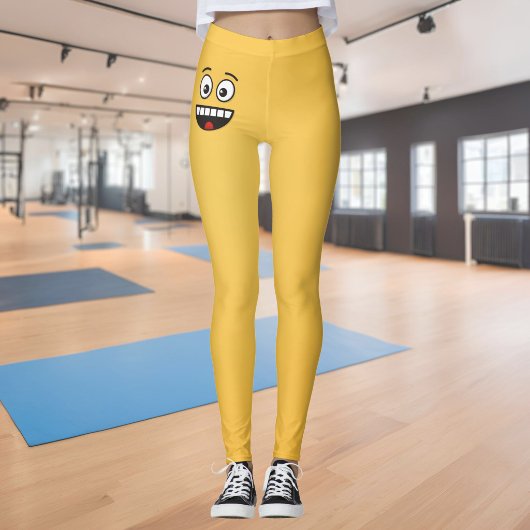 Glimlachend Gezicht met Open Mond Leggings