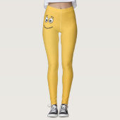 Glimlachend Gezicht met Open Ogen Leggings (Voorkant)
