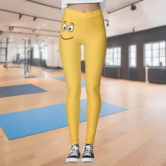 Glimlachend Gezicht met Open Ogen Leggings