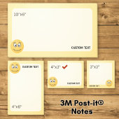 Glimlachend Gezicht met Open Ogen Post-it® Notes