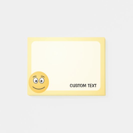 Glimlachend Gezicht met Open Ogen Post-it® Notes (Voorkant)