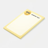 Glimlachend Gezicht met Zonnebril Post-it® Notes (Schuin)