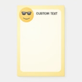 Glimlachend Gezicht met Zonnebril Post-it® Notes (Voorkant)