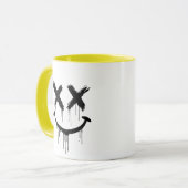 Glimlachend gezicht. mok (Voorkant links)