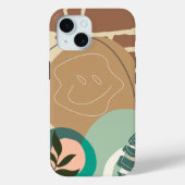 Glimlachend gezicht op de muur Case-Mate iPhone case (Achterkant)