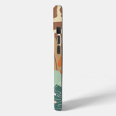 Glimlachend gezicht op de muur Case-Mate iPhone case (Achterkant / Links)