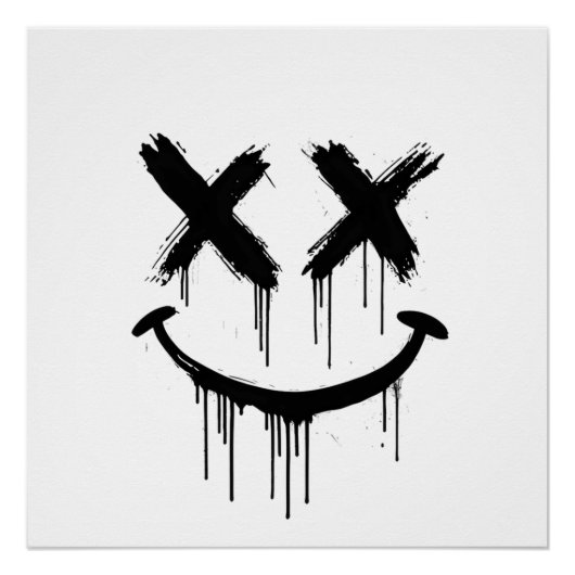 Glimlachend gezicht. perfect poster (Voorkant)