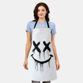 Glimlachend gezicht. schort (Gedragen)