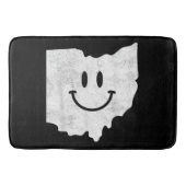 Glimlachend in OH - Grappig Ohio Happy Face Badmat (Voorkant)