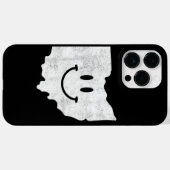 Glimlachend in OH - Grappig Ohio Happy Face Case-Mate iPhone Case (Achterkant (horizontaal))