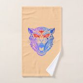 Glimlachend Kat Bad Handdoek (Handdoek)