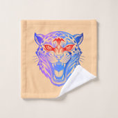 Glimlachend Kat Bad Handdoek (Wasdoekje)