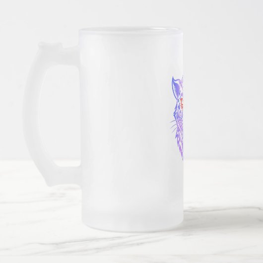 Glimlachend Kat Matglas Bierpul (Links)
