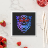 Glimlachend Kat Servet (Insitu)
