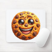 Glimlachend koekje. muismat (Met muis)