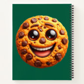 Glimlachend koekje. notitieboek (Achterkant)