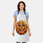 Glimlachend koekje. schort (Gedragen)