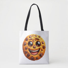 Glimlachend koekje. tote bag