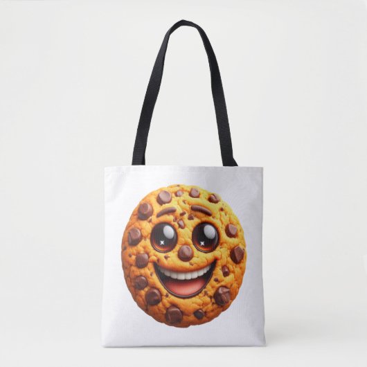 Glimlachend koekje. tote bag (Voorkant)
