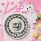  glimlachend Man in de motorbeige Papieren Bordje (Feest)