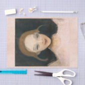 glimlachend meisje, Helene Schjerfbeck Tissuepapier (Craft)