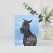 Glimlachend Paard Briefkaart (Staand voorkant)