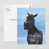 Glimlachend Paard Briefkaart (Voorkant / Achterkant)