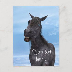 Glimlachend Paard Briefkaart