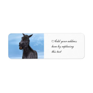 Glimlachend Paard Etiket