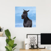 Glimlachend Paard Poster (Thuiskantoor)