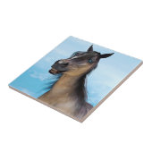 Glimlachend Paard Tegeltje (Zijkant)