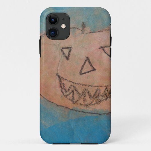glimlachend pompoen, Halloween Kinder Art Waterver Case-Mate iPhone Case (Achterkant)