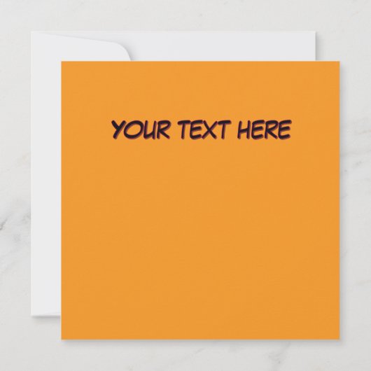 glimlachend pompoen kaart (Achterkant)