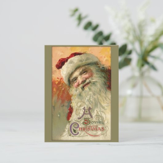  glimlachend sinterklaasfeest Briefkaart (Staand voorkant)