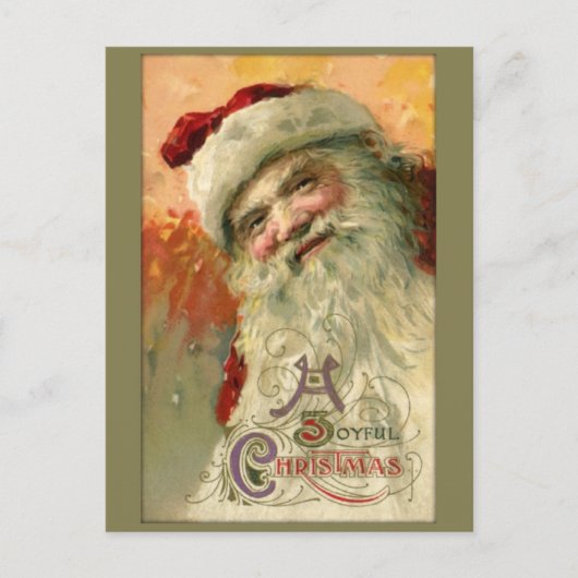  glimlachend sinterklaasfeest Briefkaart (Voorkant)