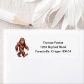 Glimlachend Wandelen Bigfoot Etiket (Insitu)