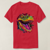 glimlachende alligator t-shirt (Design voorkant)