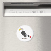 Glimlachende Andes Condor Bird Magneet (Insitu (Vaatwasser))