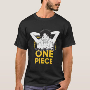 Glimlachende Anime Pirate Manga Style Art T-shirt